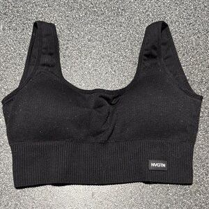 NVGTN Classic Black Sports Bra